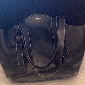 Chloe black tote bag